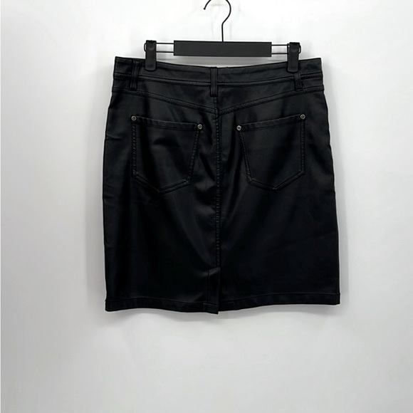 TRIBAL Jeans Faux Leather Skirt - Picture 4 of 5